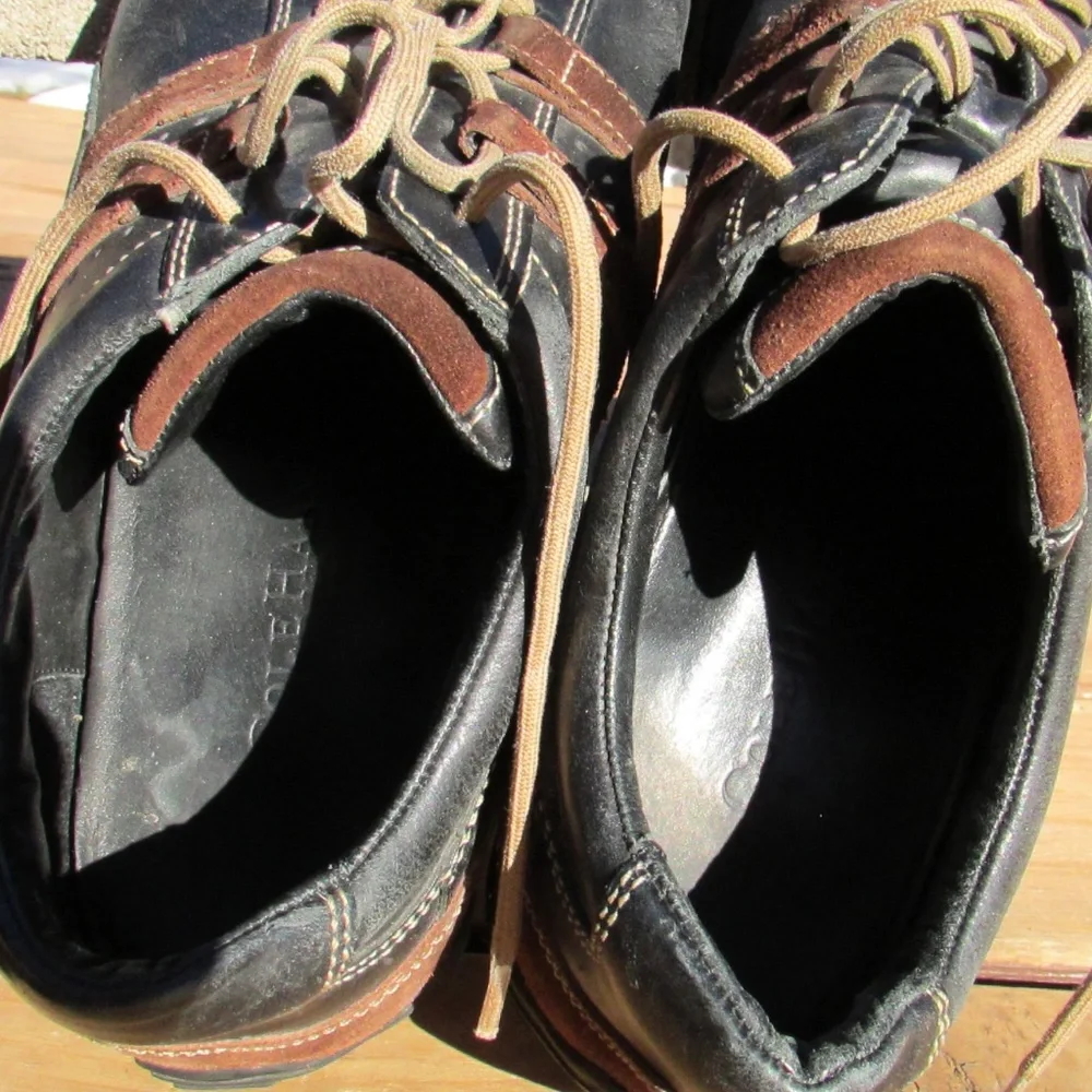 Cole Haan Country Black Brown Leather Vibram Sole Oxfords - Picture 6 of 7